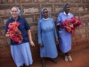Sister Nadia, Caterina and Milly welcoming the Domus Onlus\' volunteers