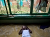 Nadia Carlotta is resting in the nursery. She was found buried alive, in the savannah, by a cow
